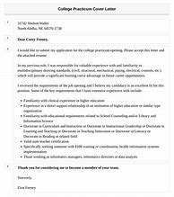 Image result for Practicum Cover Letter