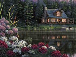 Image result for Log Cabin Screensavers