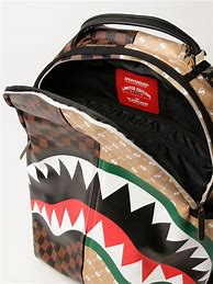 Image result for Sprayground Leather Shark Backpack