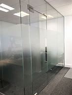 Image result for Frameless Glass Office Doors