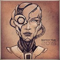 Image result for Humanoid Robot Sketch