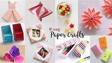 diy basteln 10 easy paper crafts compilation diy craft ideas diy basteln 10 easy paper crafts compilation diy craft ideas