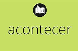 Image result for acontecee