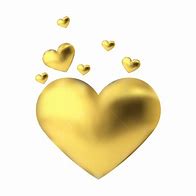 Image result for Gold Heart Emoji Black Background