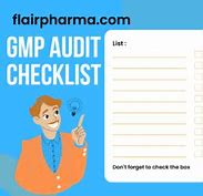 Image result for Warehouse GMP Audit Checklist