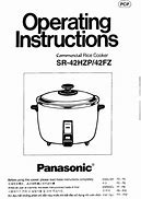Image result for Panasonic Rice Cooker Recipe Book PDF