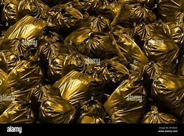 Image result for Golden Trash Bag