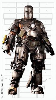 Image result for Iron Man Mark 1 Suit