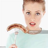 Image result for Holding Sausage On Fork
