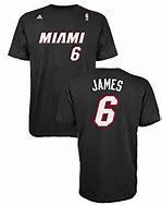 Image result for LeBron James Miami Heat T-Shirt
