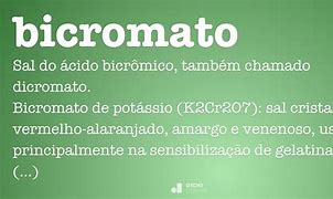 Image result for bicromato