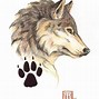 Image result for Wolf Side View Drawing