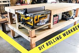 Image result for DIY Rolling Work Bench