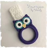 Image result for Owl Towel Holder Crochet Kit
