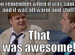 Image result for Chris Farley Awesome Meme