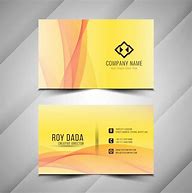 Image result for Yellow Business Card Paper