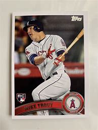 Image result for Baseball Cards Mike Trout Rookie