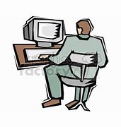 Image result for Guy Sitting at Computer