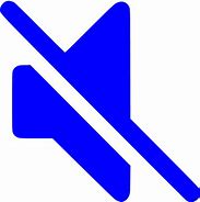 Image result for Blue Mute Icon