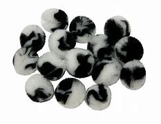 Image result for Black and White Pom Poms