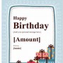 Image result for Birthday Greeting Card Template