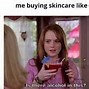 Image result for Christmas Skin Care Meme