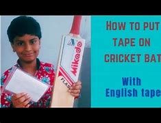 Image result for How to Tape a Cricket Bat