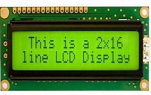 Image result for 16 X 2 LCD Display Simulide
