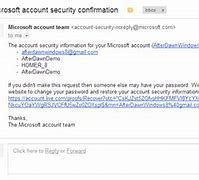 Image result for Microsoft Account Protection Email