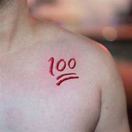Image result for 100 Emoji Tattoo