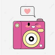 Image result for Pink Camera Catoon