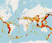 Image result for 2017 World Earthquake Map