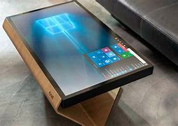 Image result for Touch Screen Table with Wooden Frame