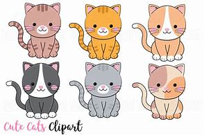 Image result for Cute Cat Clip Art