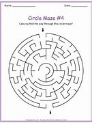 Image result for Simple Circle Maze