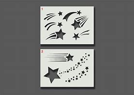 Image result for Shooting Star Stencil