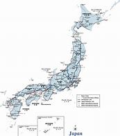 Image result for Large Print Map of Japan