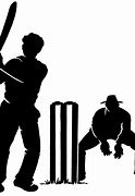 Image result for Cricket Match Black and White Logo