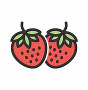 Image result for Strawberry Flavor Icon Vector