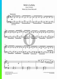 Image result for Bella's Lullaby Sheet Music Easy