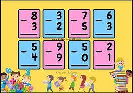 Image result for Addition and Subtraction Flashcards