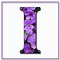 Image result for Purple Glitter Letter Z