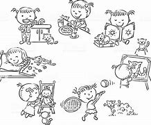 Image result for Daily Routine Kids Clip Art