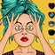 Image result for Pop Art Comic Book Style Girl