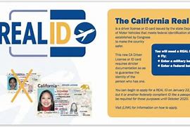 Image result for DMV California Real ID