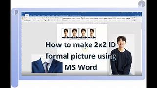 Image result for 2X2 Size in Microsoft Word