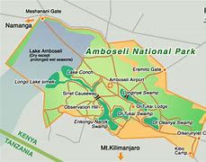 Image result for Map of Africa Kenya Amboseli National Park