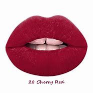 Image result for Cherry Red Metallic Lipstick