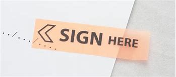 Image result for Contract Sign Page
