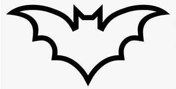 Image result for Bat Logo Black and White